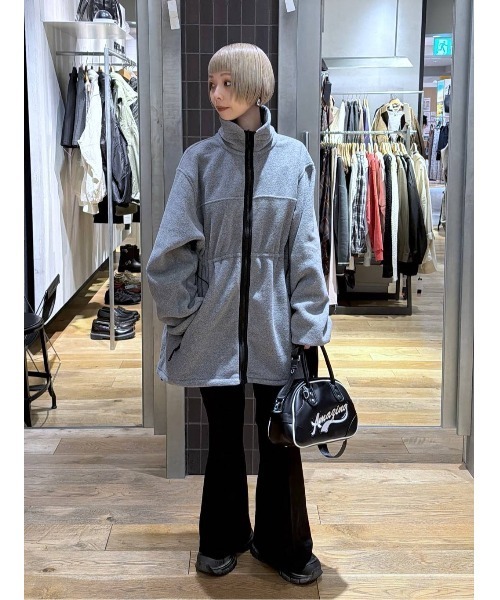 JEANAS iS チュニック JEANASIS（ジーナシス）の「フリースZIP