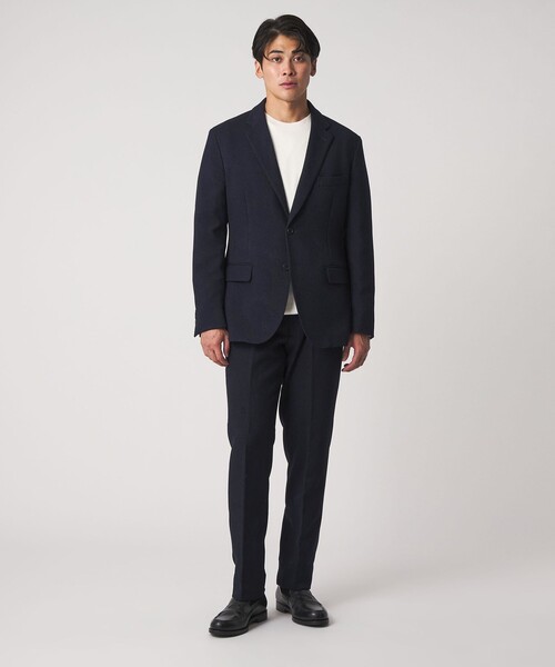 A DAY IN THE LIFE UNITED ARROWS（アデイインザライフユナイテッドアローズ）の「ウールライク バスケット 2ボタンジャケット-セットアップ対応・ウォッシャブル-＜A DAY IN THE LIFE＞（テーラードジャケット・メンズ・ダークグレー/ネイビー/ベージュ・XL/S/M/L）」の8枚目の写真