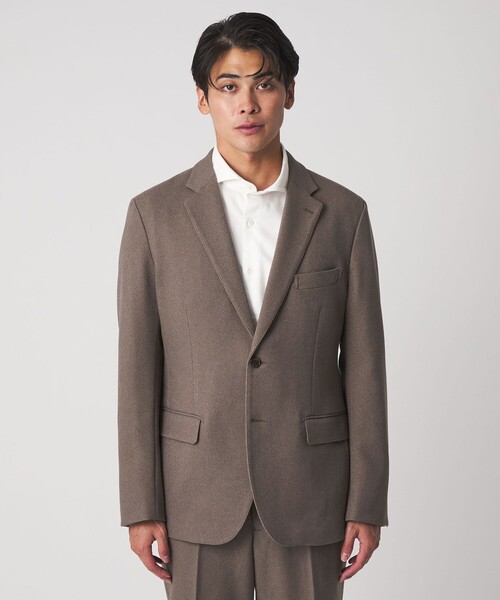 A DAY IN THE LIFE UNITED ARROWS（アデイインザライフユナイテッドアローズ）の「ウールライク バスケット 2ボタンジャケット-セットアップ対応・ウォッシャブル-＜A DAY IN THE LIFE＞（テーラードジャケット・メンズ・ダークグレー/ネイビー/ベージュ・XL/S/M/L）」の10枚目の写真