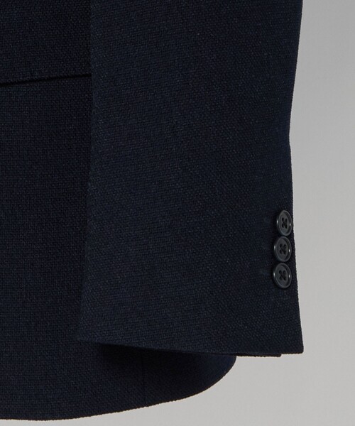 A DAY IN THE LIFE UNITED ARROWS（アデイインザライフユナイテッドアローズ）の「ウールライク バスケット 2ボタンジャケット-セットアップ対応・ウォッシャブル-＜A DAY IN THE LIFE＞（テーラードジャケット・メンズ・ダークグレー/ネイビー/ベージュ・XL/S/M/L）」の16枚目の写真