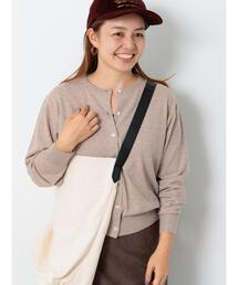 Lugnoncure | もちもちクルーネックカーディガン(カーディガン/ボレロ)