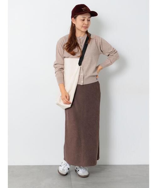 Lugnoncure（ルノンキュール）の「もちもちクルーネックカーディガン（カーディガン/ボレロ・レディース・ブラック/ブルー/ベージュ/レッド・F）」の11枚目の写真