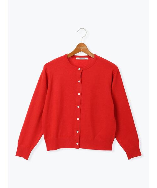 Lugnoncure（ルノンキュール）の「もちもちクルーネックカーディガン（カーディガン/ボレロ・レディース・ブラック/ブルー/ベージュ/レッド・F）」の15枚目の写真