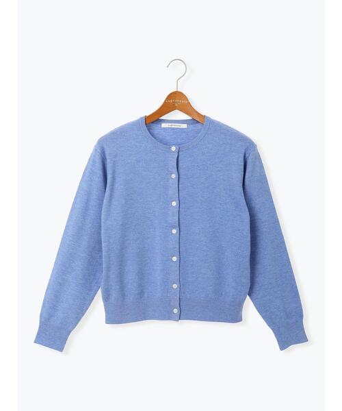 Lugnoncure（ルノンキュール）の「もちもちクルーネックカーディガン（カーディガン/ボレロ・レディース・ブラック/ブルー/ベージュ/レッド・F）」の16枚目の写真