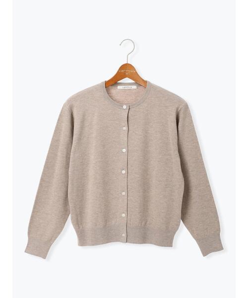 Lugnoncure（ルノンキュール）の「もちもちクルーネックカーディガン（カーディガン/ボレロ・レディース・ブラック/ブルー/ベージュ/レッド・F）」の17枚目の写真