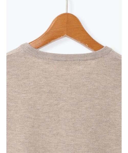 Lugnoncure（ルノンキュール）の「もちもちクルーネックカーディガン（カーディガン/ボレロ・レディース・ブラック/ブルー/ベージュ/レッド・F）」の22枚目の写真