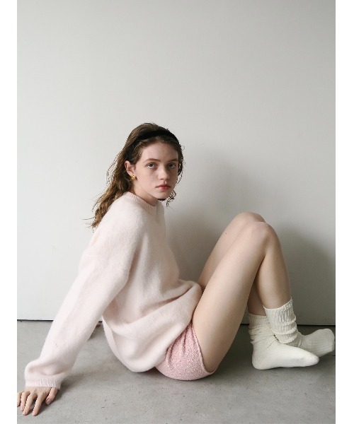 miies miim(ミーエスミーム)の「angora over knit(ニット/セーター・レディース・グレー/PINK・FREE)」の21枚目の写真