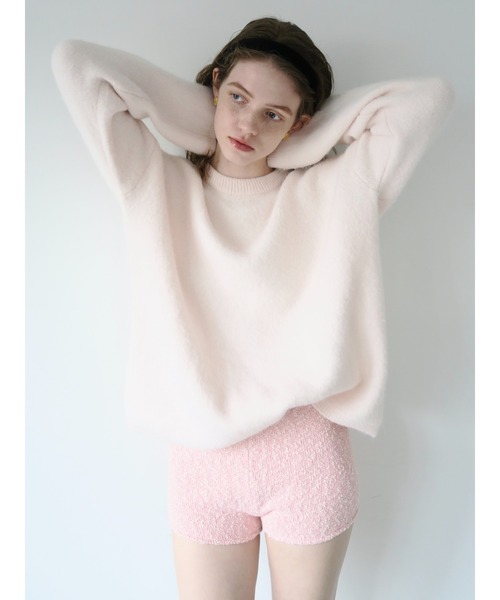 miies miim(ミーエスミーム)の「angora over knit(ニット/セーター・レディース・グレー/PINK・FREE)」の18枚目の写真
