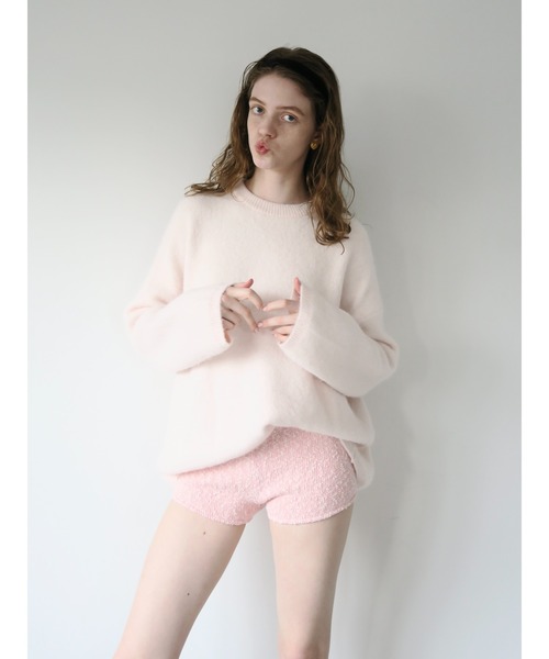 miies miim(ミーエスミーム)の「angora over knit(ニット/セーター・レディース・グレー/PINK・FREE)」の19枚目の写真