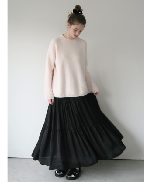 miies miim(ミーエスミーム)の「angora over knit(ニット/セーター・レディース・グレー/PINK・FREE)」の8枚目の写真