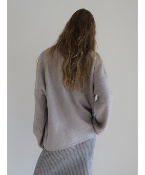 miies miim(ミーエスミーム)の「angora over knit(ニット/セーター・レディース・グレー/PINK・FREE)」の12枚目の写真