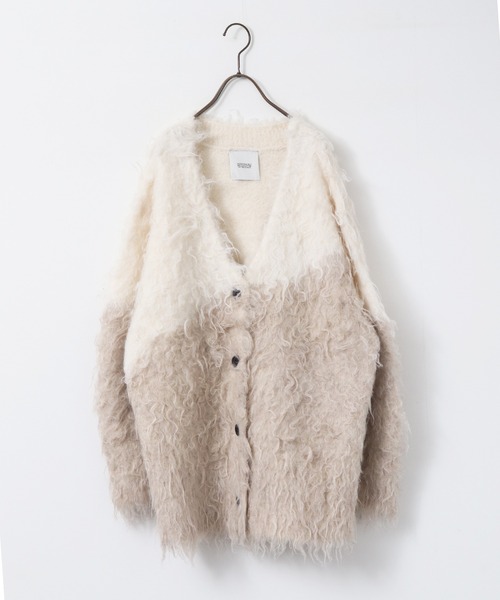 セール】シャギー起毛 Vネック カーディガン（カーディガン/ボレロ