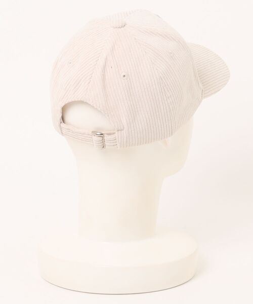 VIBGYOR（ヴィブジョー）の「pur chouchou/コーデュロイ ロゴ キャップ P4511（キャップ・レディース・ブラック/アイボリー/グレー・FREE）」の5枚目の写真