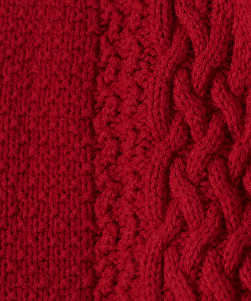 TTUDEMENT（トュードメント）の「CABLE CARDIGAN RED（カーディガン/ボレロ・レディース・その他・FREE）」の7枚目の写真