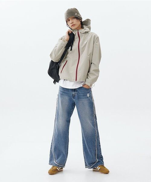 AAKAM(アーカム)の「Sun Jacquard Beanie (Khaki)(ニットキャップ/ビーニー・レディース・その他・FREE)」の4枚目の写真