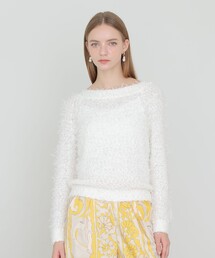 新品　MINAKO★YOKOMORI ボートネック　オフショルダー　トップス オフショルダートップス 肩だし ボートネック」に該当するファッション