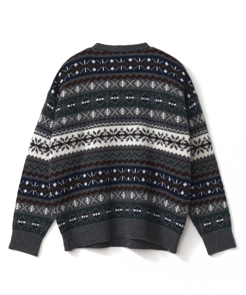 TAKEASY(テイクイージー)の「フェアアイルニット(グレー)(ニット/セーター・レディース・その他・SMALL/MEDIUM/LARGE)」の9枚目の写真