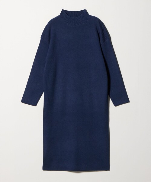A DAY IN THE LIFE UNITED ARROWS（アデイインザライフユナイテッドアローズ）の「ハイネック ニットワンピース ＜A DAY IN THE LIFE＞（ワンピース・レディース・ダークグレー/オレンジ/ロイヤルブルー/ブラック・FREE）」の3枚目の写真