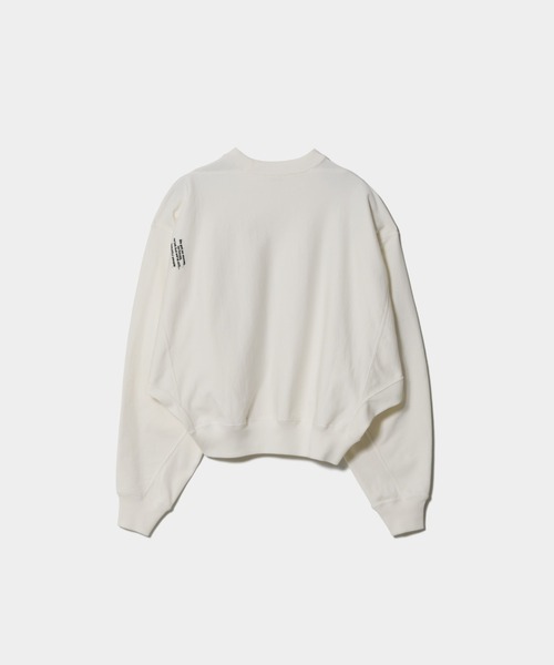 beautiful people（ビューティフルピープル）の「suvin compact sweat  Y shape TOP（スウェット・レディース・ブラック/オフホワイト・36）」の11枚目の写真