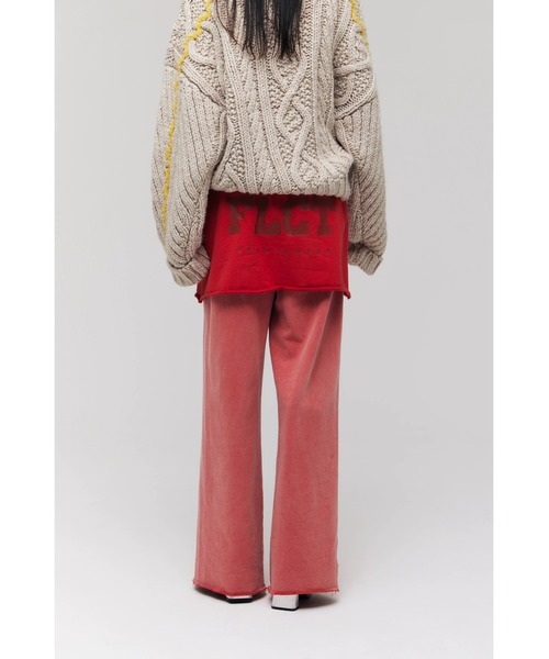 FELICITY(フェリシティ)の「Layered Sweat Pants(その他パンツ・レディース・ブラック/レッド・2)」の14枚目の写真