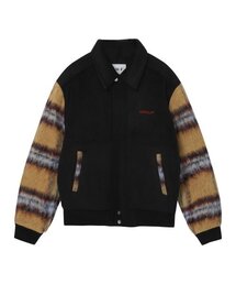 BAUF（バウフ）の「フレイムスタジアムウールジャケット[ブラック]（スタジャン）」