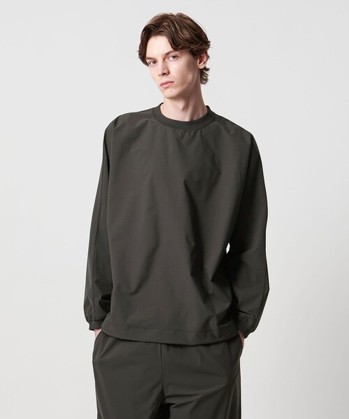 UNITED ARROWS & SONS by DAISUKE OBANA（ユナイテッドアローズアンドサンズバイダイスケオバナ）の「＜D.O UNITED ARROWS BY DAISUKE OBANA＞ TFT DLMN L/S CREW/ロングスリーブシャツ（Tシャツ/カットソー・メンズ・ダークグリーン/オリーブ/ライトグレー・XL/S/M/L）」の4枚目の写真