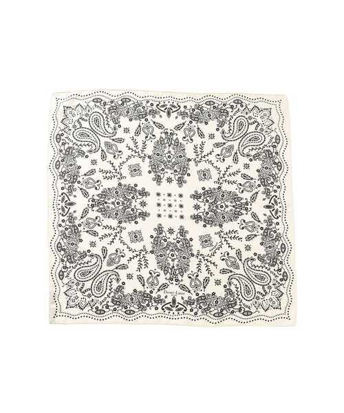 manipuri（マニプリ）の「【別注】manipuri / カレイド バンダナ スカーフ（バンダナ/スカーフ・レディース・ブラック/ホワイト・ONE SIZE）」の8枚目の写真