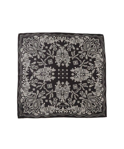 manipuri（マニプリ）の「【別注】manipuri / カレイド バンダナ スカーフ（バンダナ/スカーフ・レディース・ブラック/ホワイト・ONE SIZE）」の5枚目の写真