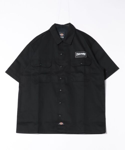 THRASHER（スラッシャー）の「【Dickies x THRASHER(スラッシャー)】Canvas  SHRT／半袖シャツ（シャツ/ブラウス・メンズ・ブラック・MEDIUM/LARGE/X-LARGE）」の8枚目の写真