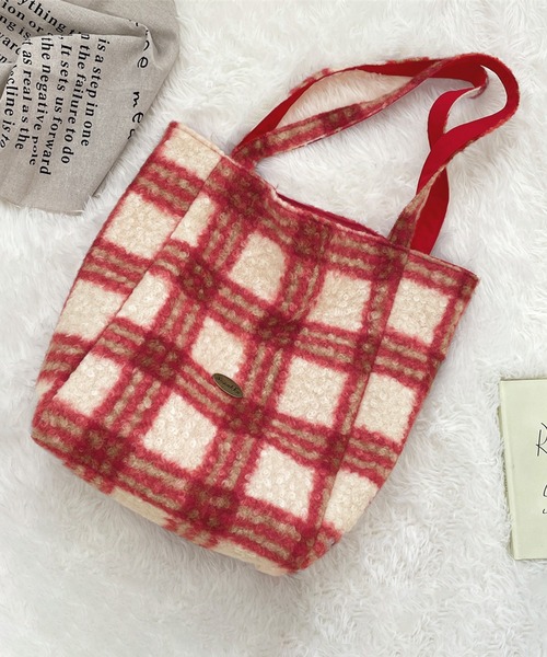 IRADOWL(アイラドール)の「ボア素材マルチ柄トートバッグ(トートバッグ・レディース・B/A/C/D/E・FREE)」の19枚目の写真