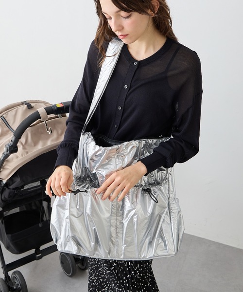 Rosemadame(ローズマダム)の「マザーズバッグ ショルダー 大容量|軽量 12ポケット 保温保冷 肩ラク設計(楽ショルPlus)(ショルダーバッグ・レディース・ライトグリーン/グレー/ブラック・FREE)」の17枚目の写真