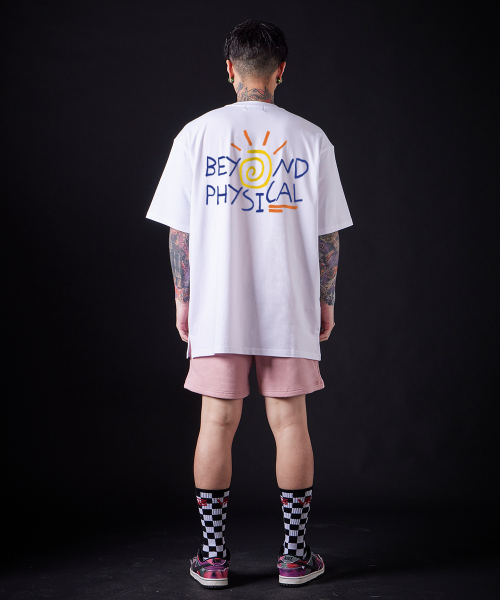 ASTRAL PROJECTION(アストラルプロジェクション)の「ビヨンドフィジカル スーピマコットン ラウンドネック 半袖Tシャツ_ホワイト(Tシャツ/カットソー・メンズ・その他・LARGE/X-LARGE/XX-LARGE)」の4枚目の写真