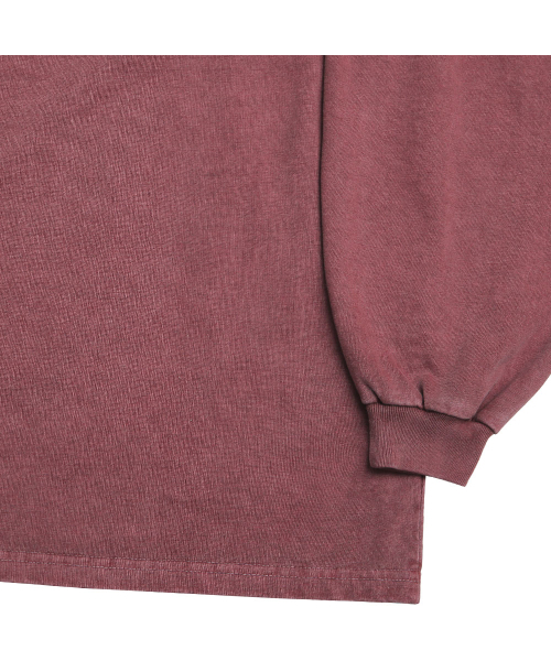 sortie(ソルティ)の「ピグメント ロングスリーブ ポケットTシャツ(ディープレッド)(Tシャツ/カットソー・メンズ・その他・MEDIUM/LARGE/X-LARGE)」の5枚目の写真