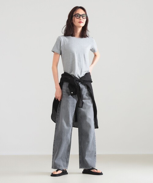 Demi-Luxe BEAMS（デミルクス ビームス）の「upper hights / THE NIECE MIDRISE デニムパンツ〈SUMI〉（デニムパンツ・レディース・グレー系その他・24/23/22）」の3枚目の写真