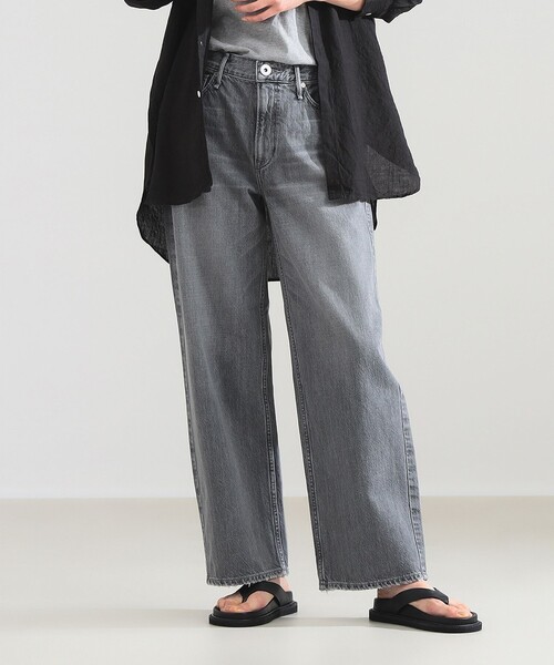 Demi-Luxe BEAMS（デミルクス ビームス）の「upper hights / THE NIECE MIDRISE デニムパンツ〈SUMI〉（デニムパンツ・レディース・グレー系その他・24/23/22）」の8枚目の写真