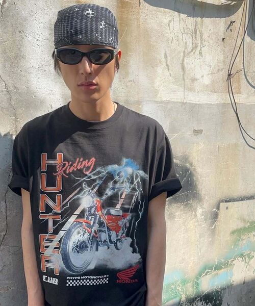 PHYPS MOTORCYCLE（フィップスモーターサイクル）の「Lighting Hunter Cub Short Sleeve White（Tシャツ/カットソー・レディース・その他・SMALL/MEDIUM/LARGE/X-LARGE）」の2枚目の写真