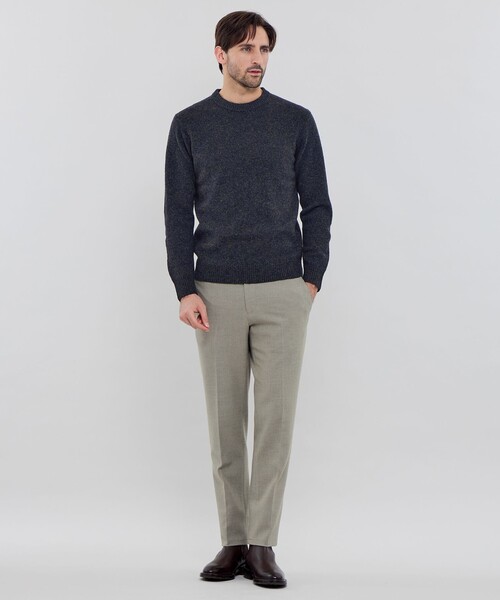 MACKINTOSH LONDON（マッキントッシュ ロンドン）の「イタリアンシェットウールクルーネックニット（ニット/セーター・メンズ・ブルー系その他7/ベージュ系その他6/グリーン系その他2・L/XL/M）」の11枚目の写真
