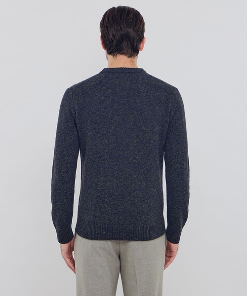 MACKINTOSH LONDON（マッキントッシュ ロンドン）の「イタリアンシェットウールクルーネックニット（ニット/セーター・メンズ・ブルー系その他7/ベージュ系その他6/グリーン系その他2・L/XL/M）」の6枚目の写真