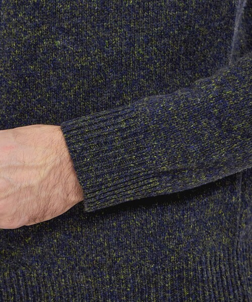 MACKINTOSH LONDON（マッキントッシュ ロンドン）の「イタリアンシェットウールクルーネックニット（ニット/セーター・メンズ・ブルー系その他7/ベージュ系その他6/グリーン系その他2・L/XL/M）」の7枚目の写真