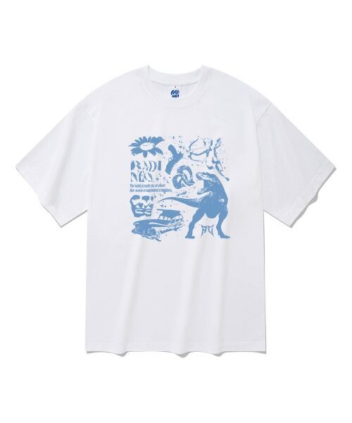 RADINEO(ラディネオ)の「20番手イマジン半袖Tシャツホワイト(Tシャツ/カットソー・メンズ・その他・LARGE/X-LARGE/SMALL/MEDIUM)」の1枚目の写真