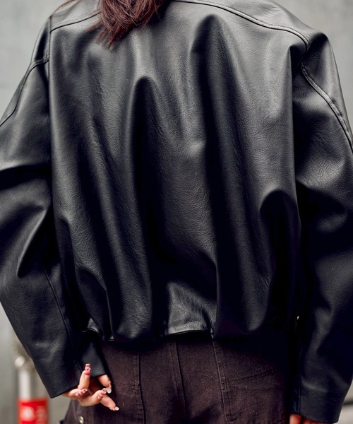 BALLOON LEATHER ZIP UP JACKET（ブルゾン）｜CONZ（コンズ）の