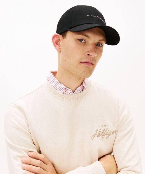 TOMMY HILFIGER（トミーヒルフィガー）の「ファンデーション6パネルキャップ（キャップ・メンズ・マルチ/ブラック・FREE）」の5枚目の写真