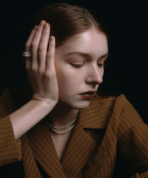 CENE(セネ)の「【CENE】セネ/ベーシックミディアムパールネックレス/37cm(ネックレス・レディース・ゴールド/シルバー・FREE)」の16枚目の写真