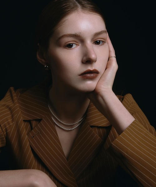 CENE(セネ)の「【CENE】セネ/ベーシックミディアムパールネックレス/37cm(ネックレス・レディース・ゴールド/シルバー・FREE)」の18枚目の写真