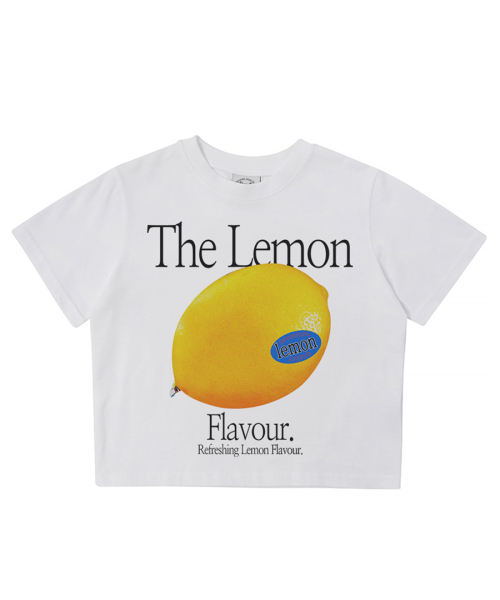 MATCHGLOBE(マッチグローブ)の「レモンフレーバークロップTシャツ(ホワイト)(Tシャツ/カットソー・レディース・その他・FREE)」の6枚目の写真