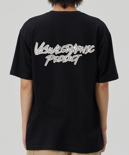 BY.L(バイエル)の「コンツアーグラフィティロゴ半袖Tシャツブラック(Tシャツ/カットソー・メンズ・その他・MEDIUM/LARGE/X-LARGE)」の4枚目の写真