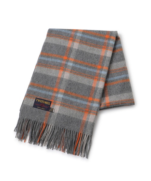 TWEED MILL（ツイードミル）の「【TWEEDMILL（ツイードミル）】Knee Rug（大判ストール）（ストール/ショール・レディース・レッド系その他/ターコイズブルー/グレー系その他/カーキ・FREE）」の14枚目の写真