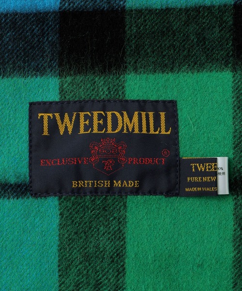 TWEED MILL（ツイードミル）の「【TWEEDMILL（ツイードミル）】Knee Rug（大判ストール）（ストール/ショール・レディース・レッド系その他/ターコイズブルー/グレー系その他/カーキ・FREE）」の21枚目の写真