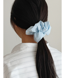 OAR（オーエーアール）の「Oar Vintage Shirt Scrunchie [Sky]（シュシュ）」