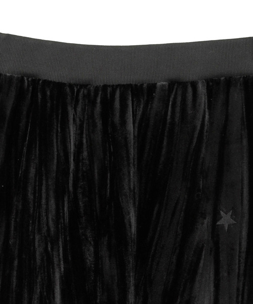 CONVERSE TOKYO（コンバーストウキョウ）の「VELOR ASYMMETRY FLARE SKIRT（スカート・レディース・ブルー/ブラック・FREE）」の18枚目の写真